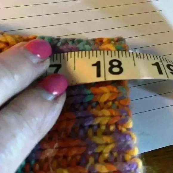 SHEIN Multi Color Crop  Cardigan Long Sleeves Loose Knit/Crochet Size USA 4 - Picture 7 of 9